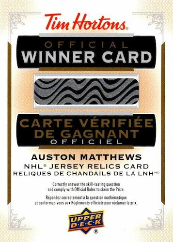 Upper Deck x Tim Hortons 2021/2022 - NHL Hockey Cards - Single Pack