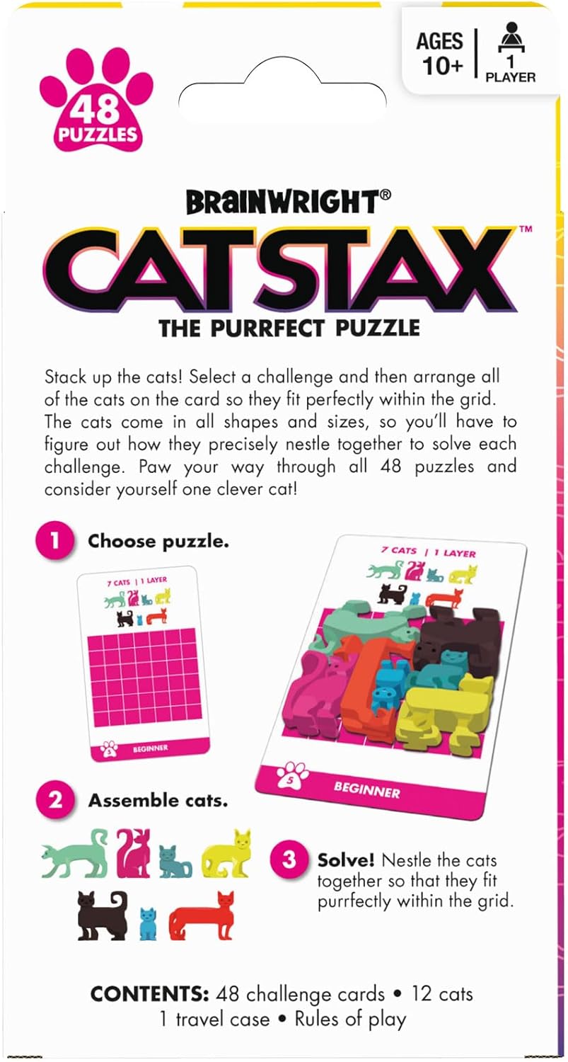 Brainwright - Cat Stax - Puzzle Game