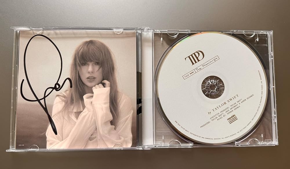 Taylor Swift - Tortured Poets Department - CD - Autographed