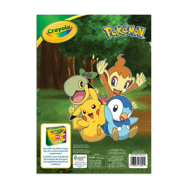 Crayola - Pokemon Coloring Book 48 Pages