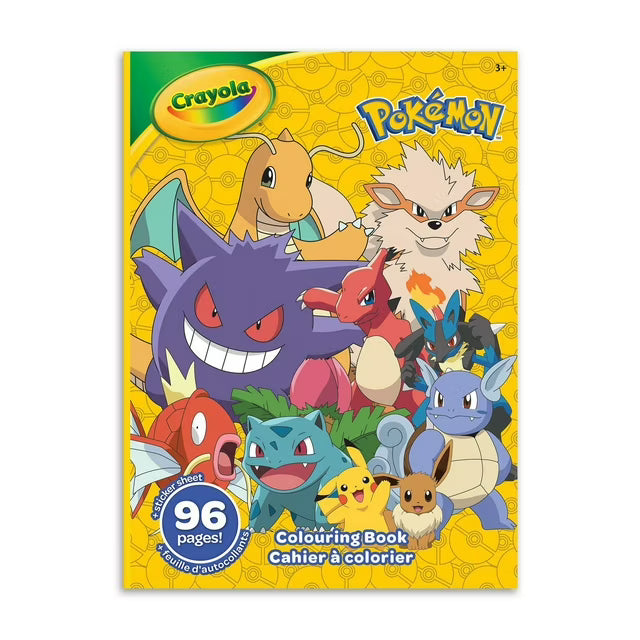 Crayola - Pokemon Coloring Book 96 Pages