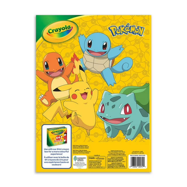 Crayola - Pokemon Coloring Book 96 Pages