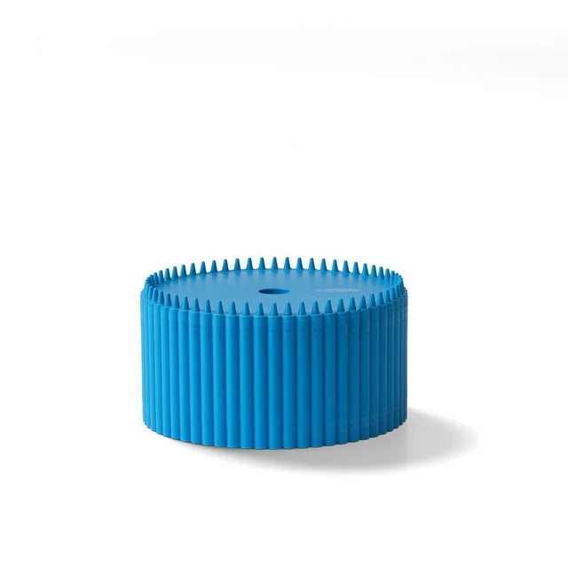 Crayola x Room Copenhagen - Stackable Round Storage Box - Blue (Cerulean)