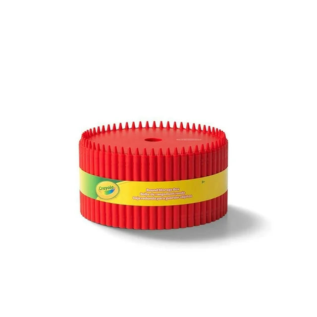 Crayola x Room Copenhagen - Stackable Round Storage Box - Red