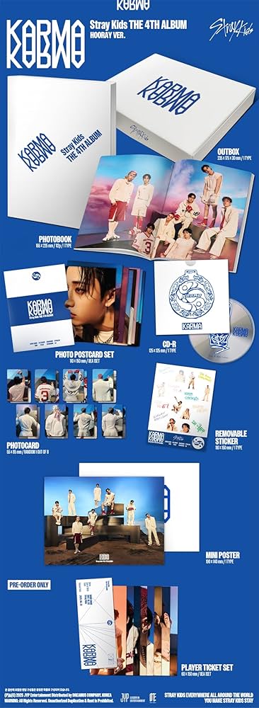 Stray Kids - Karma (Hooray Version) - CD - Autographed
