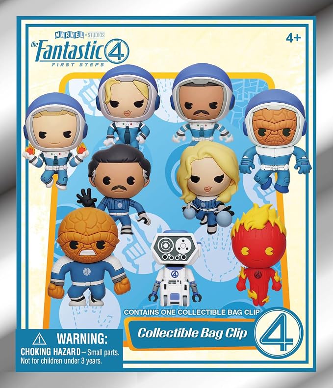Marvel Studios - Fantastic Four - Series 1 – 5" Collectible Bag Clip – Blind Bag (Random)