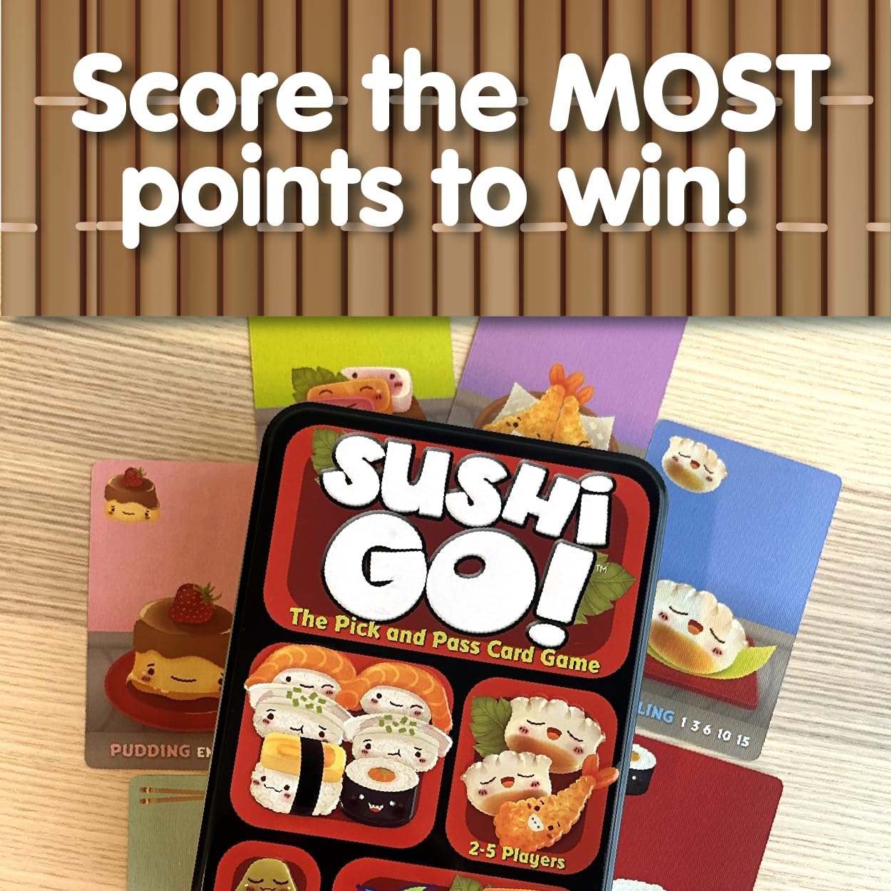 Gamewright - Sushi Go! - Card Game Tin