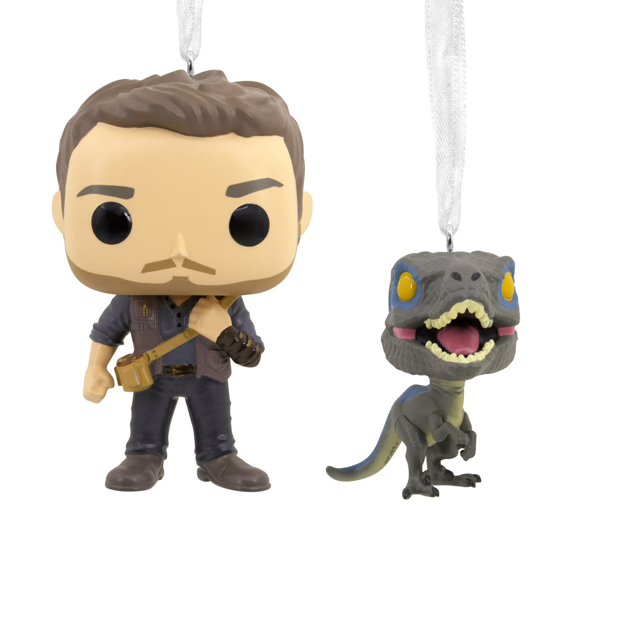 Hallmark x Funko Jurassic World - Owen and Blue - Christmas Ornament