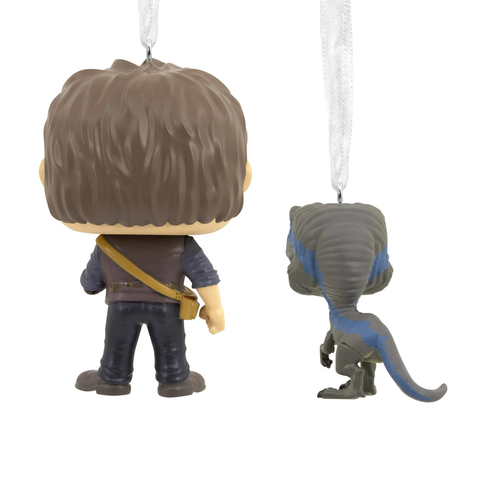 Hallmark x Funko Jurassic World - Owen and Blue - Christmas Ornament