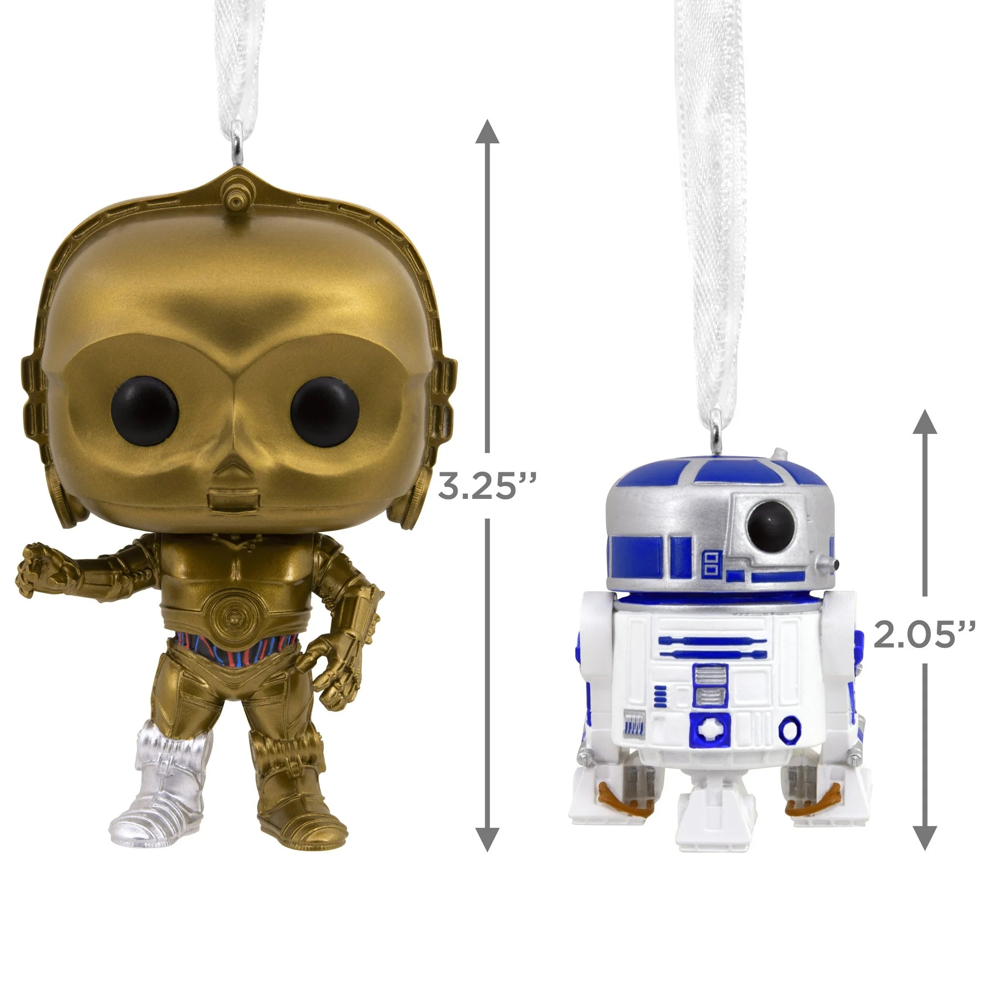 Hallmark x Funko Star Wars - C3PO and R2D2 - Christmas Ornament