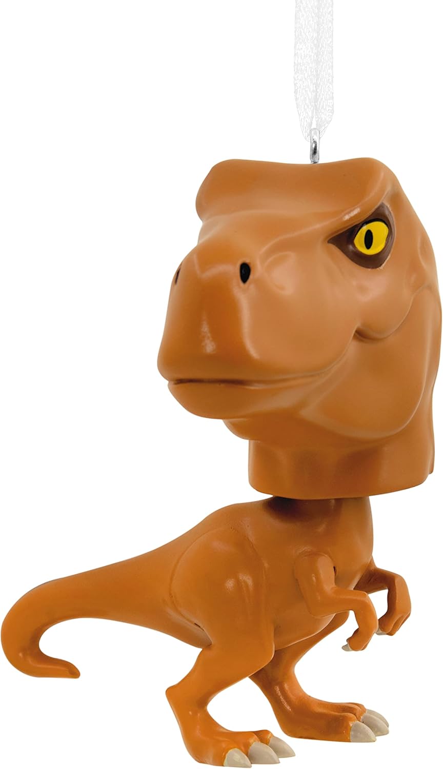 Hallmark x Jurassic World - T-Rex Bouncing Buddy - Christmas Ornament