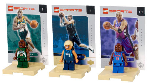 Lego - Sports: NBA Mini Figure Set - Vince Carter, Dirk Nowitzk, Gary Payton - 3562