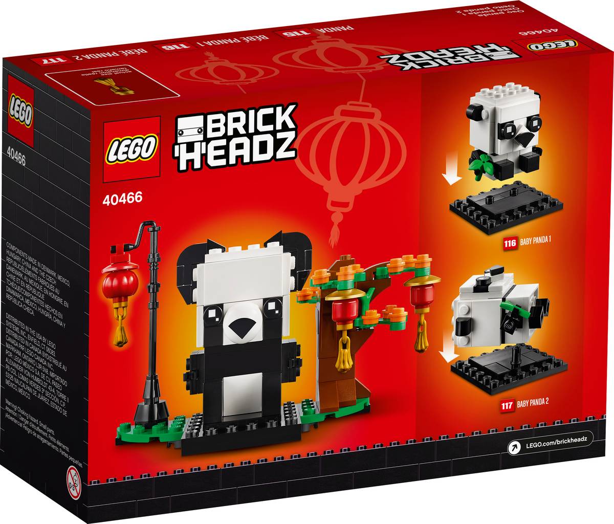 Lego - Brick Headz: Chinese New Year Panda - 40466