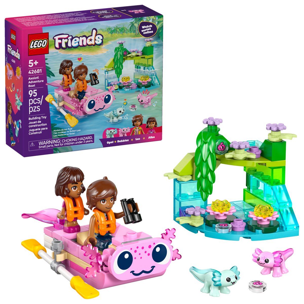 Lego - Friends: Axolotl Adventure Boat - 42681