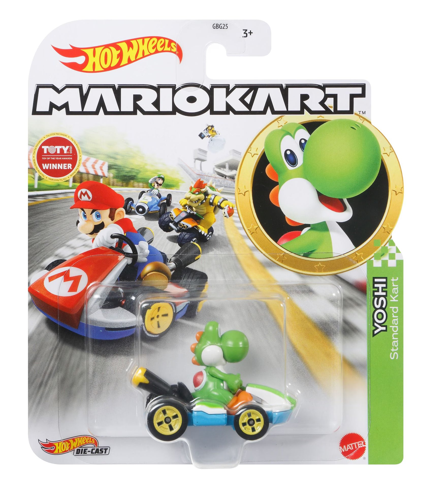 Mattel - Hot Wheels - Mario Kart Replica Diecast - Assorted