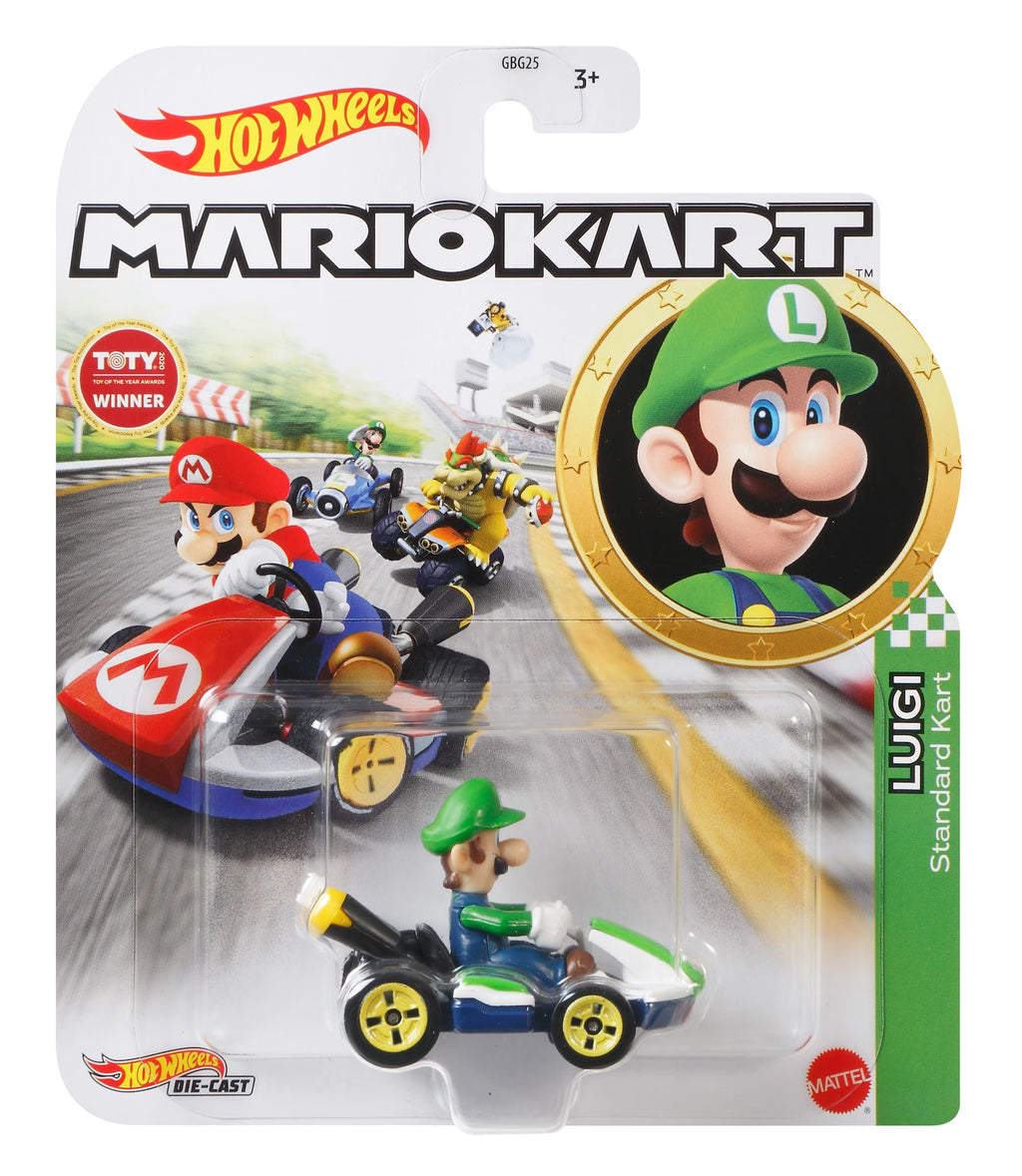 Mattel - Hot Wheels - Mario Kart Replica Diecast - Assorted