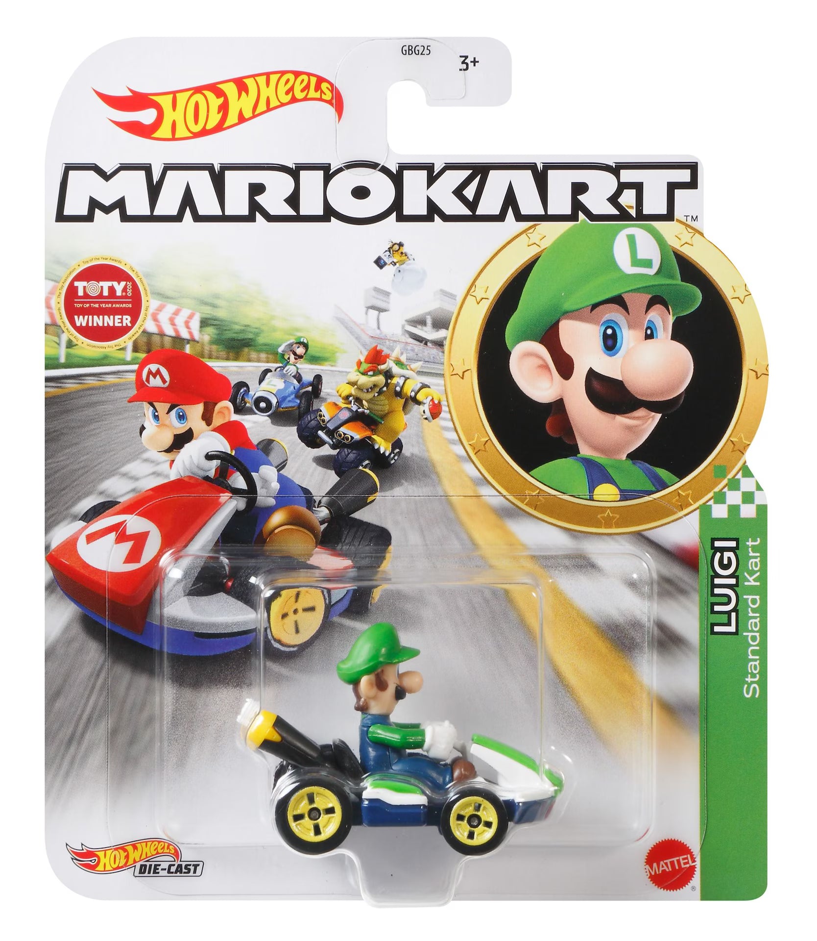 Mattel - Hot Wheels - Mario Kart Replica Diecast - Assorted