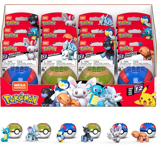Mattel - Mega Construx Pokemon Generations Series 12 Poke Ball Mix - Assorted