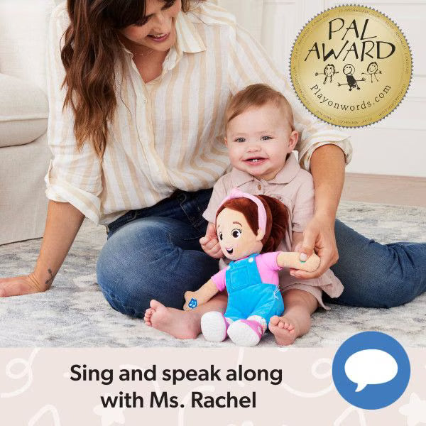 Ms. Rachel - Ms. Rachel Official Speak & Sing Doll - 16” Tall Interactive Toy
