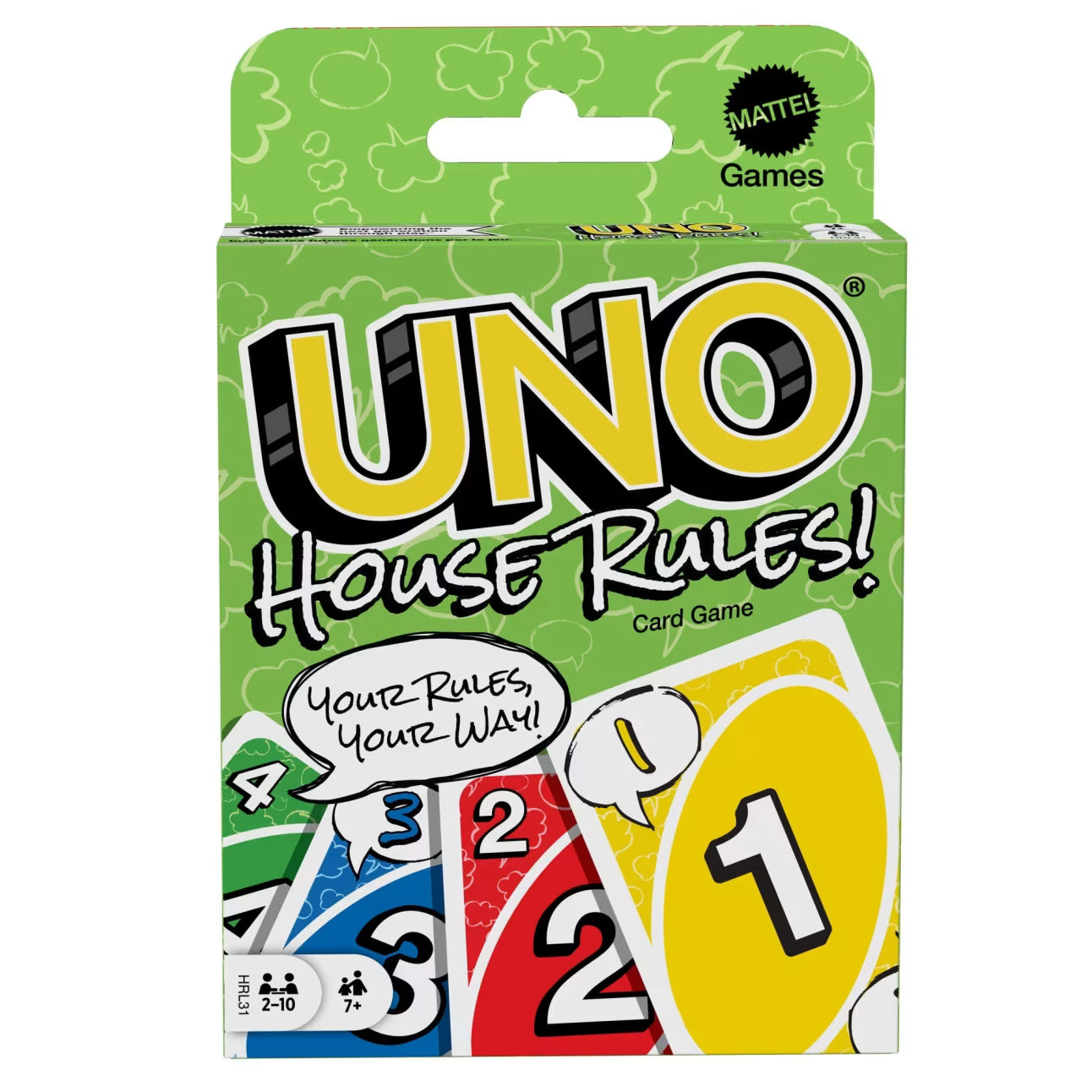 Mattel - Uno House Rules - Card Game
