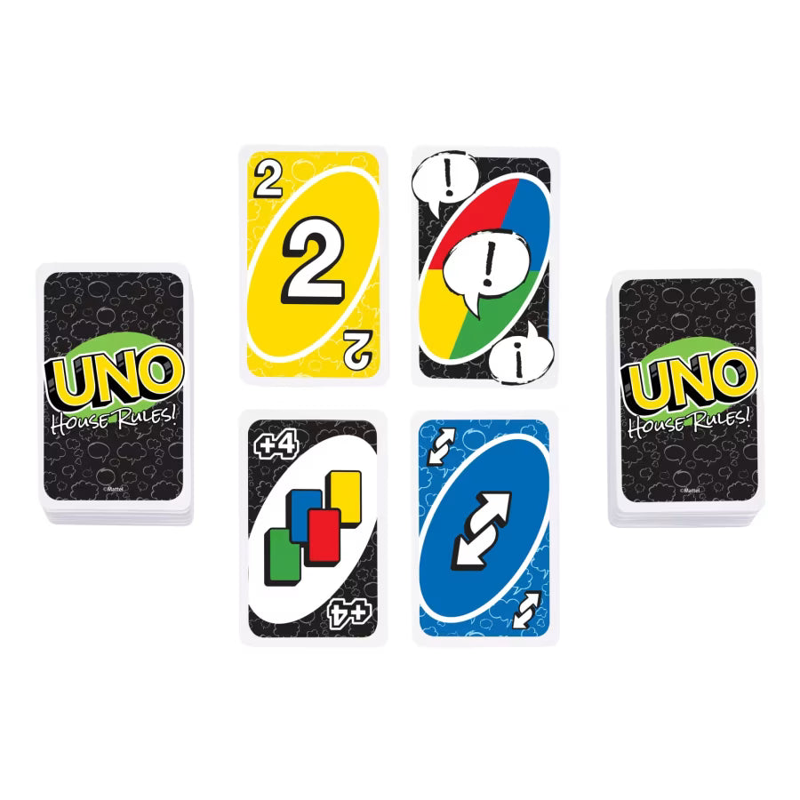 Mattel - Uno House Rules - Card Game