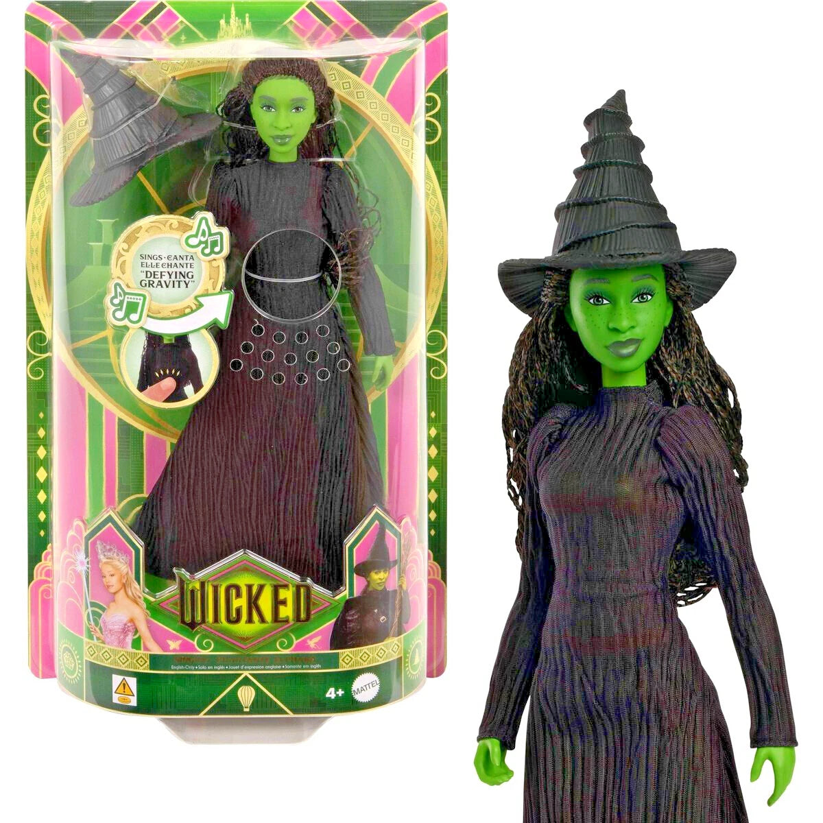 Mattel - Barbie: Wicked! Singing Elphaba Doll - Print Error Edition