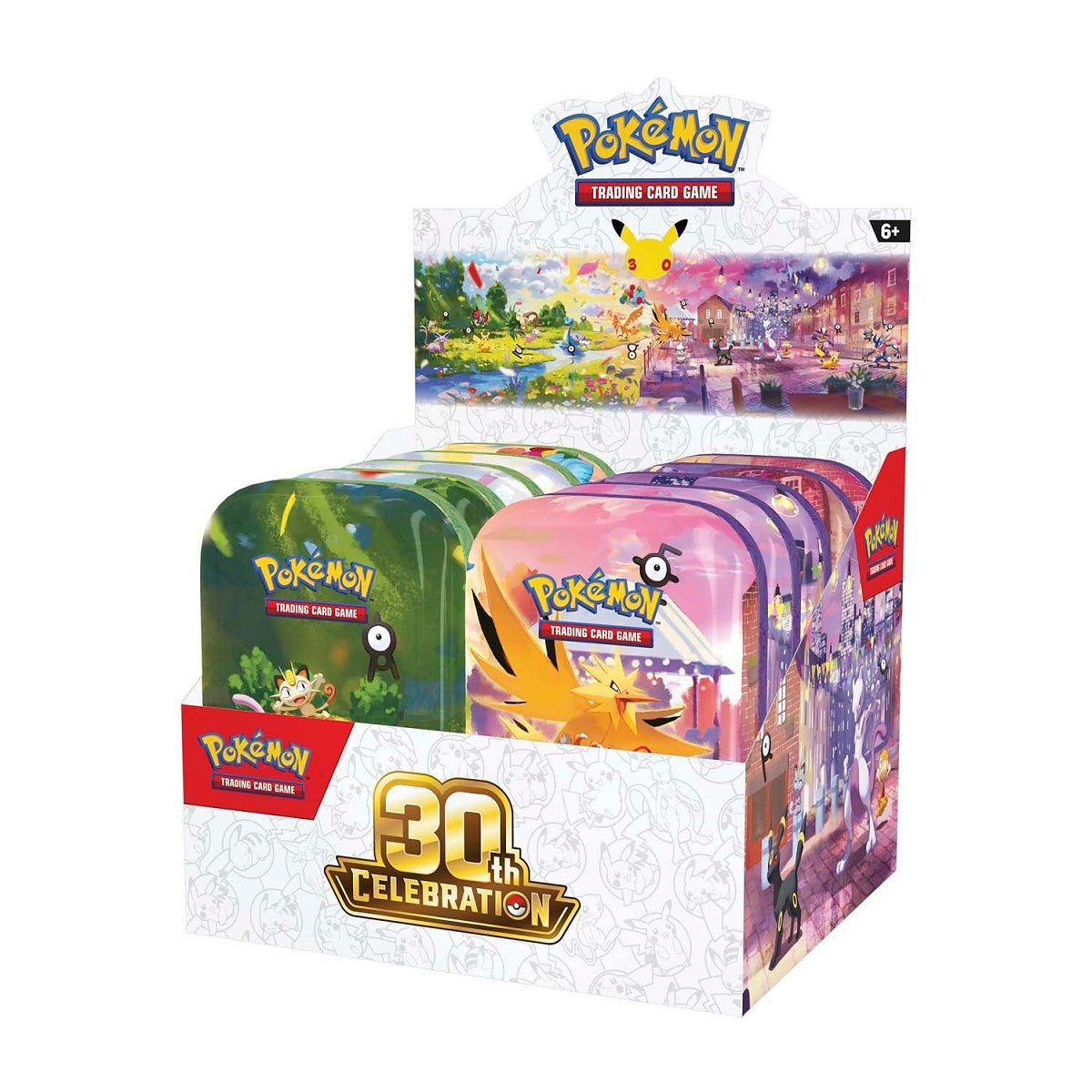 Pokemon - 30th Celebration Mini Tins Displayer (10-Pack)