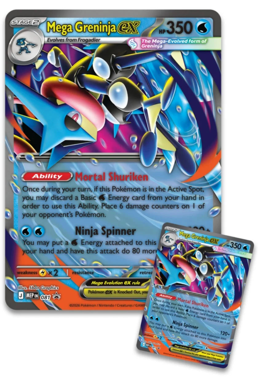 Pokemon - Mega Evolution: Chaos Rising - Mega Greninja EX Premium Collection