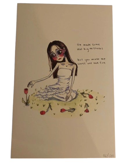 Olivia Rodrigo - I've Made Some Real Big Mistakes /500 - Print