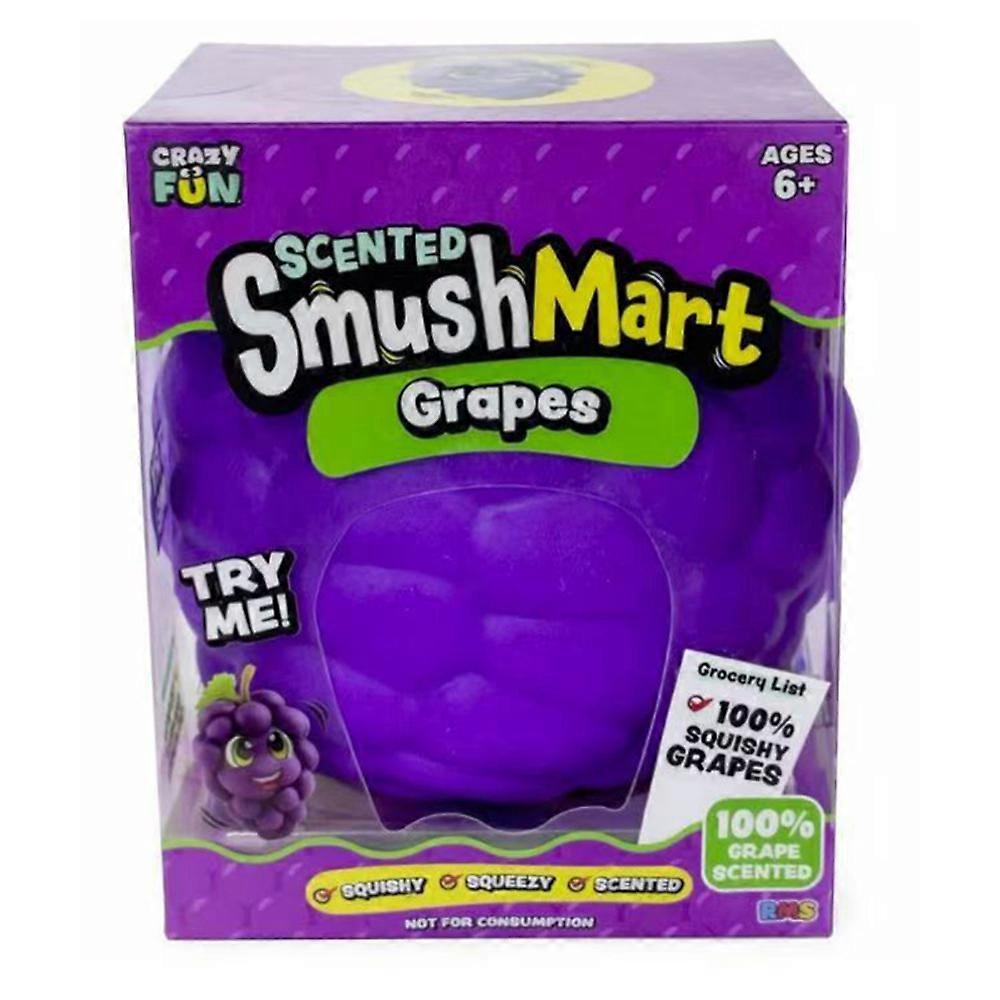 Crazy Fun - Smush Mart Scented Grapes Squishy Toy