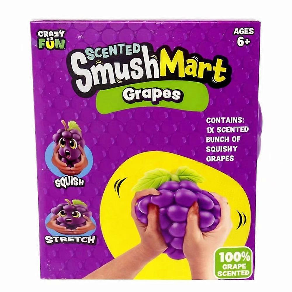 Crazy Fun - Smush Mart Scented Grapes Squishy Toy