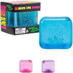 Schylling - NeeDoh Nice Ice Baby - Sensory Squeeze Toy - Single Mini Nice Cube (Random Colours)
