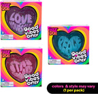 Schylling - NeeDoh Good Vibes Only - Sensory Squeeze Toy - Single Mini Nice Cube (Random Colours)