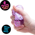 Schylling - NeeDoh Good Vibes Only - Sensory Squeeze Toy - Single Mini Nice Cube (Random Colours)