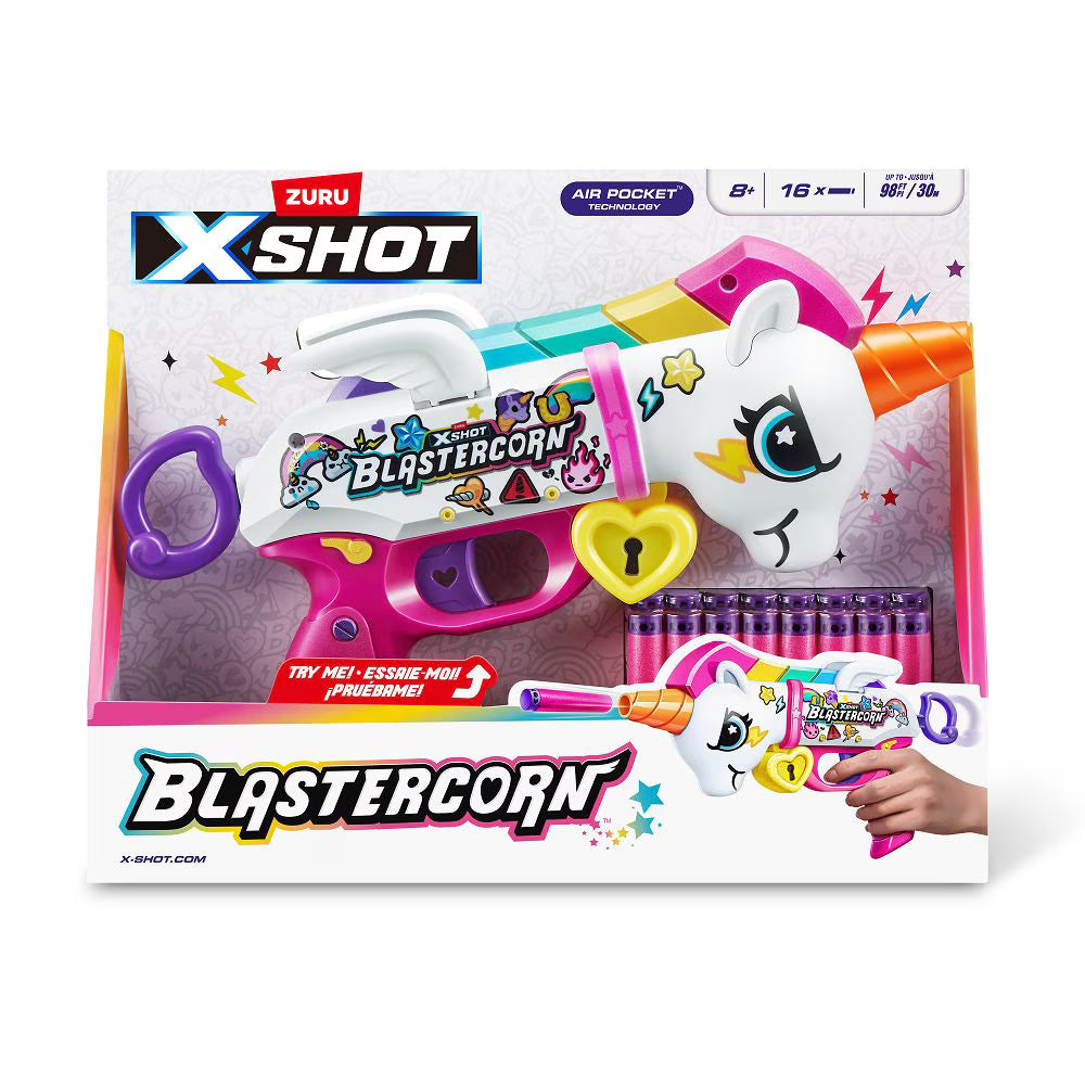 Zuru X-Shot - Blastercorn Foam Dart Toy with 16 Darts