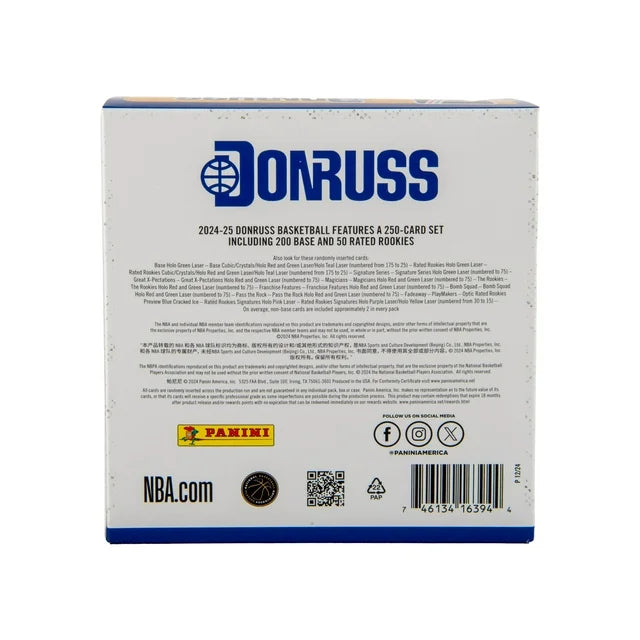 Donruss 2024/2025 - NBA Basketball Cards - Mega Box