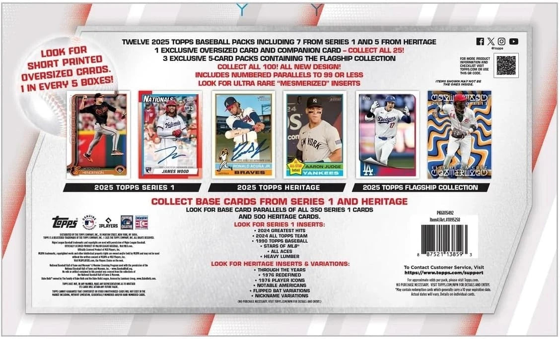 Topps 2025 Flagship Collection - MLB Baseball Cards - Super Box
